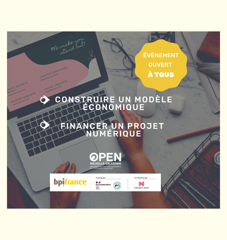 Session d’ateliers Transition Numérique OPEN NC – Construire un modèle économique/Financer un projet numérique